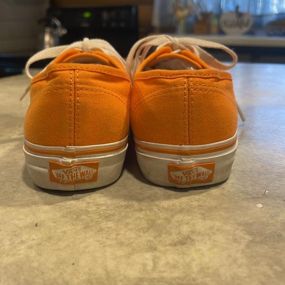 Vans Orange Canvas Skate Shoes Men’s Size 6 - Picture 3 of 7
